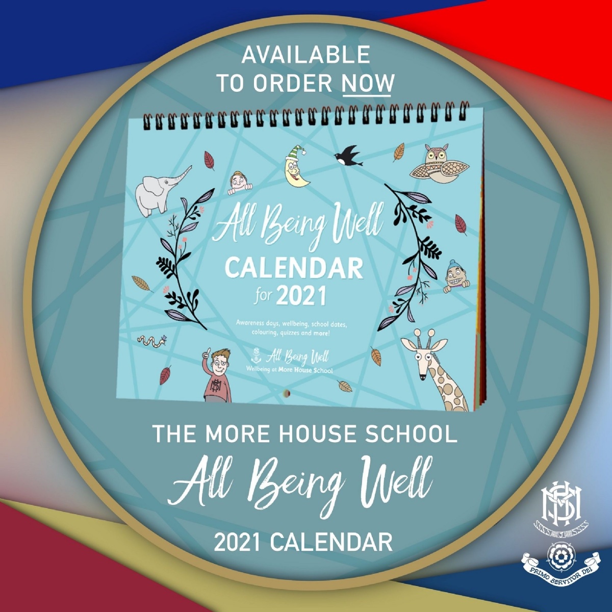 More House School - All Being Well Calendar 2021