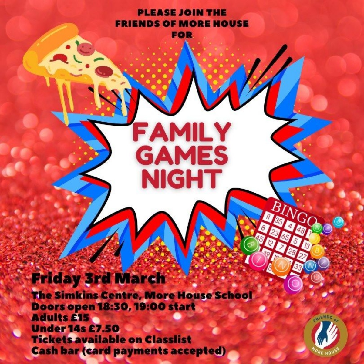 More House School - Family Games Night - Friday 3rd March