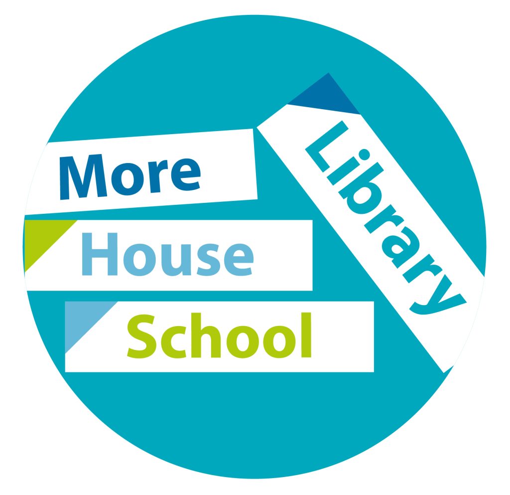 More House School Library circle logo