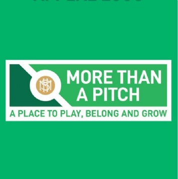 More than a pitch green logo