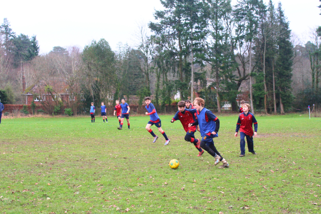 More House pupils playing football