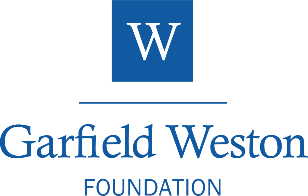 Garfield Weston Foundation logo with a blue square containing a white W above the organisation’s name in blue text